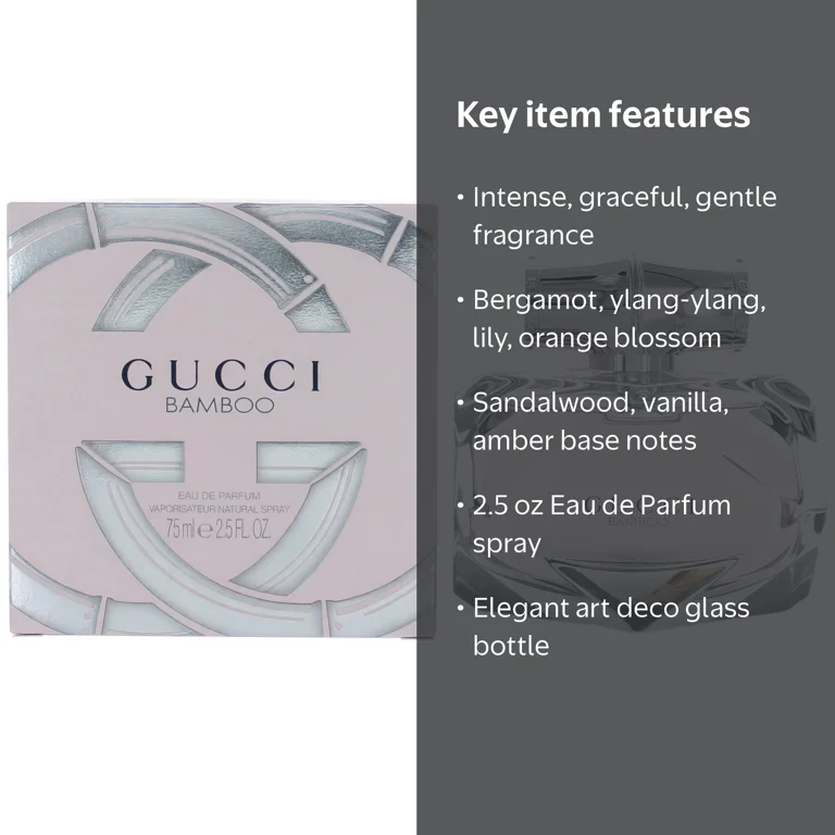 Gucci, Bamboo 2.5 Edp Sp, Floral Woody Scent, 2.5 oz - Walmart.com