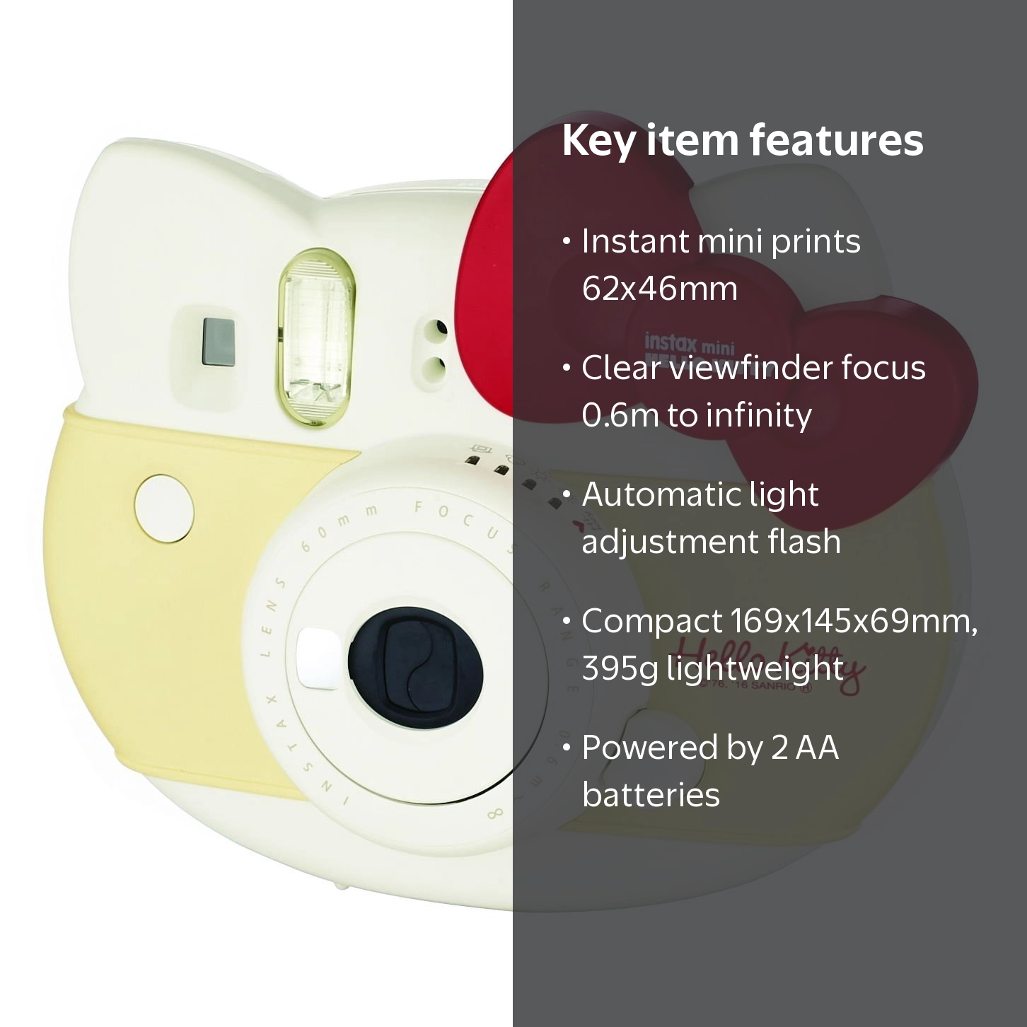 Fujifilm Instax Hello Kitty Instant Film Camera (RED) - Walmart.com