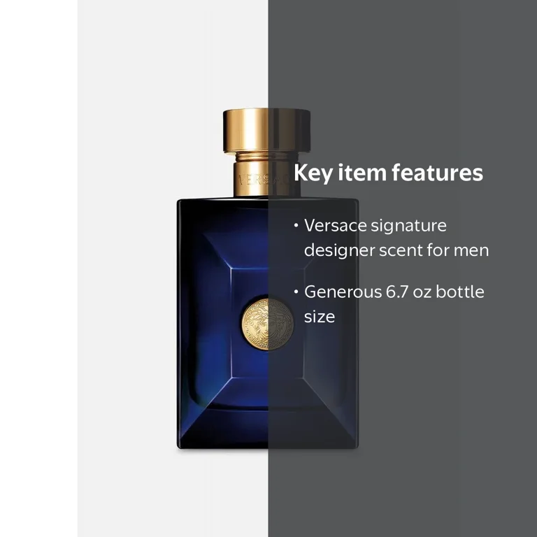 Versace, Cologne for Men, 6.7 oz, Aromatic Fougere with Water
