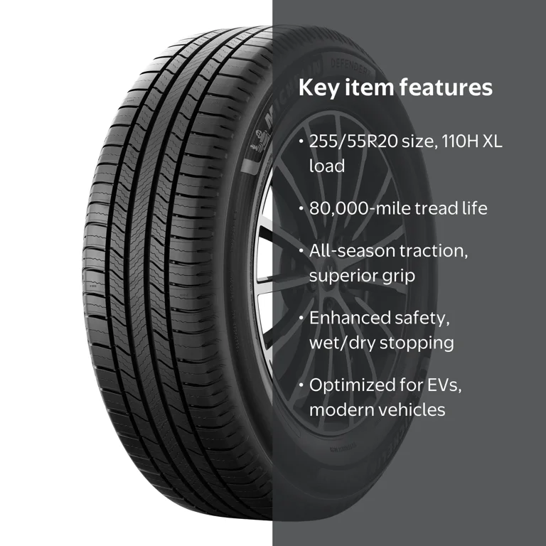 Free Shipping! Michelin Defender 2 255/55R20 110H XL All-Season