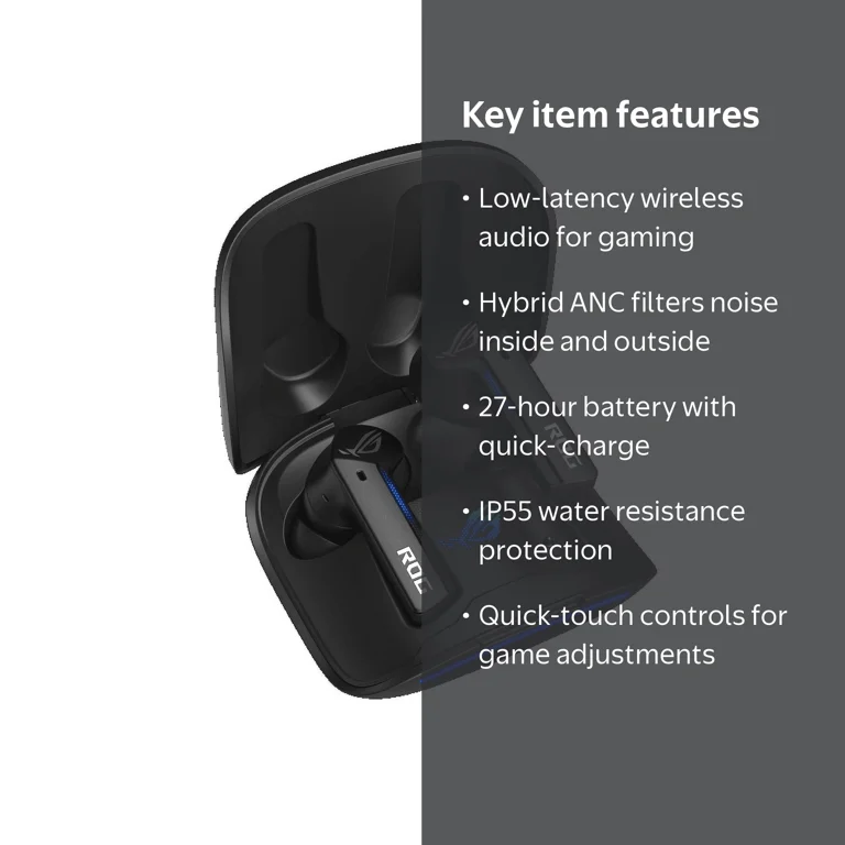 ASUS ROG Cetra True Wireless Gaming Headphones ( Low-Latency