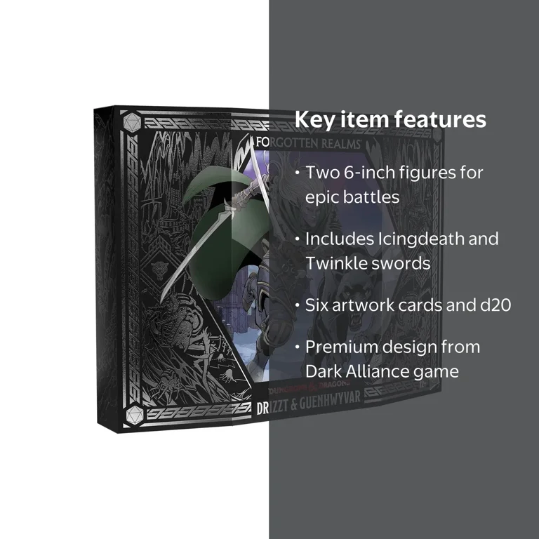 Hasbro Dungeons & Dragons Forgotten Realms Action Figures, 2 Count
