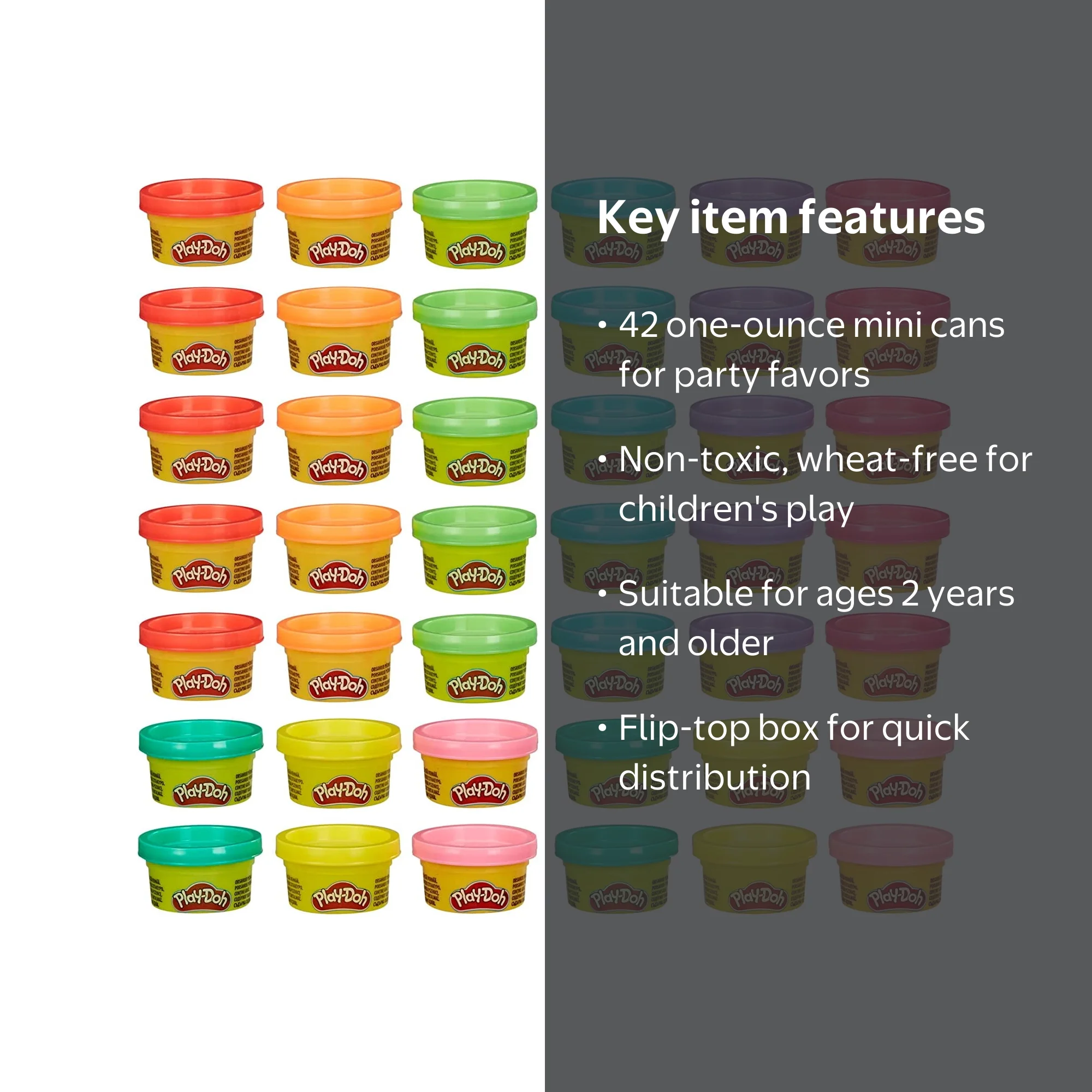 Play-Doh Handout 42-Pack of 1-Ounce Non-Toxic Modeling Compound