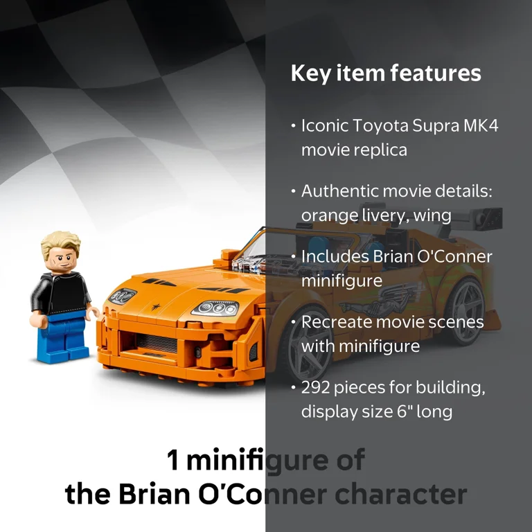 LEGO Speed Champions The Fast and The Furious Toyota Supra MK4