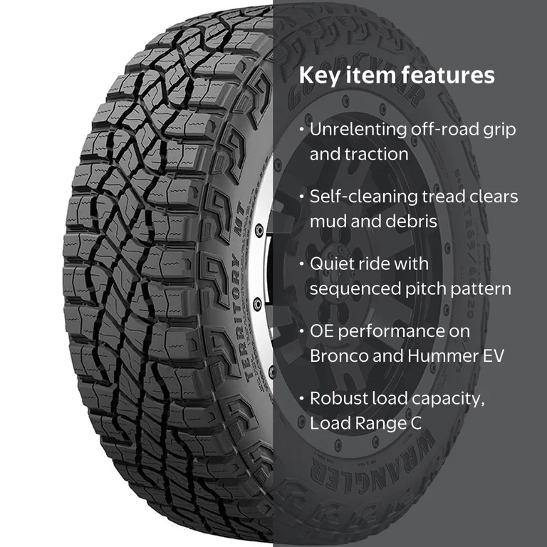 Goodyear Wrangler MT LT315 All-Terrain Truck Tire, Fits 