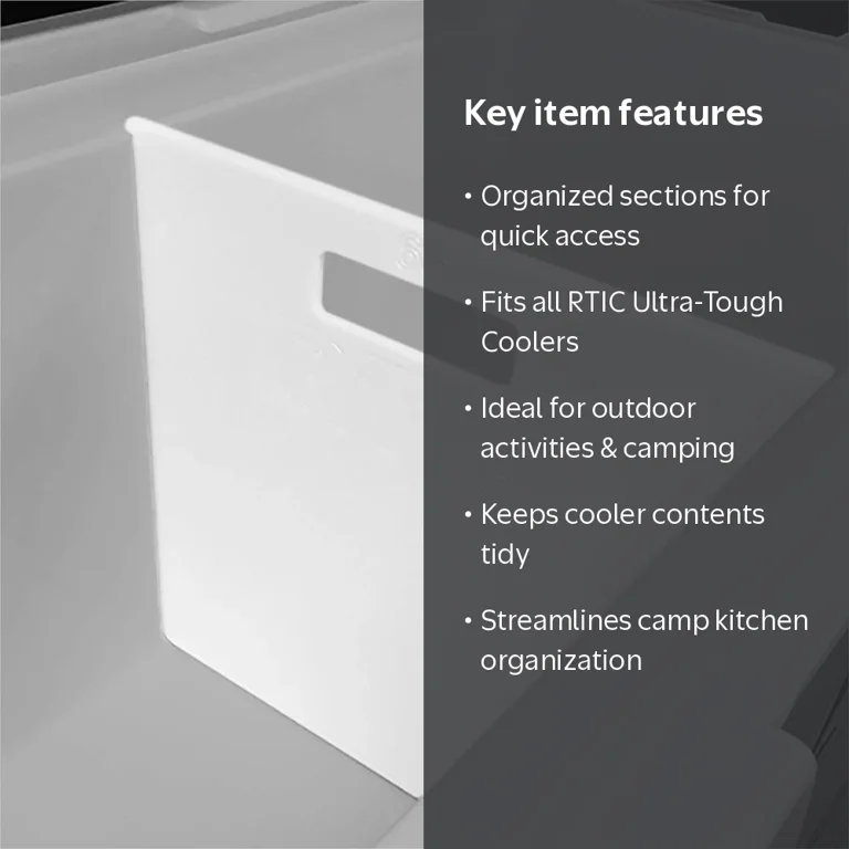 RTIC Ultra-Tough Cooler Divider, 65 qt, White, Plastic - Walmart.com
