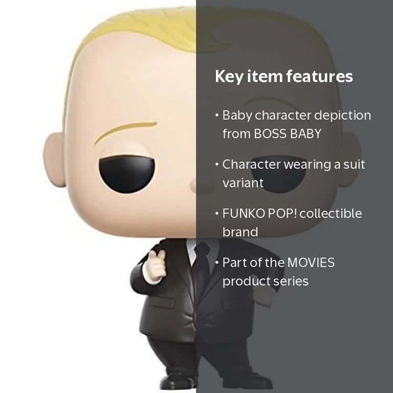 FUNKO POP! MOVIES: BOSS BABY - BABY (SUIT) - Walmart.com