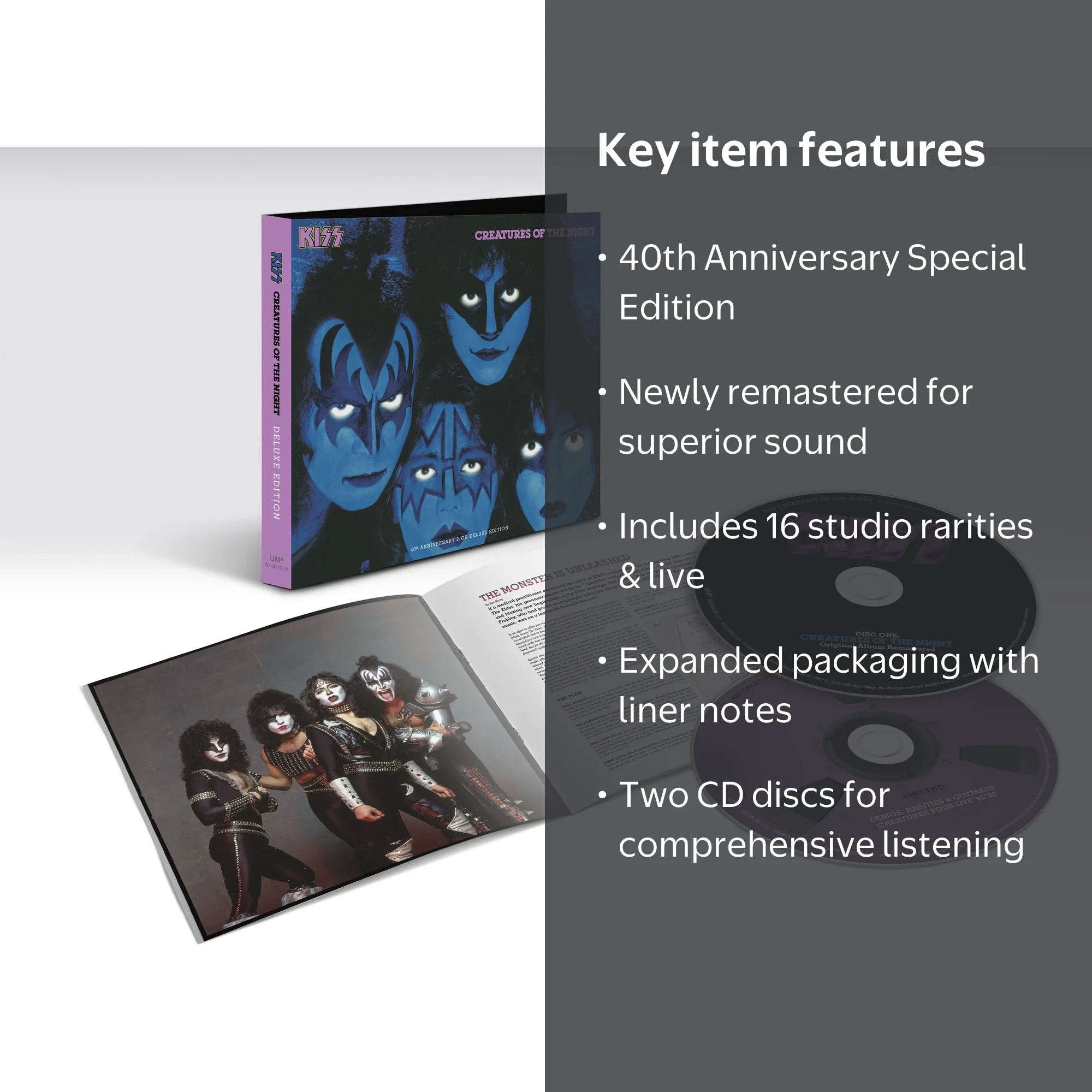 Kiss - Creatures Of The Night 40th Anniversary [2 CD Deluxe