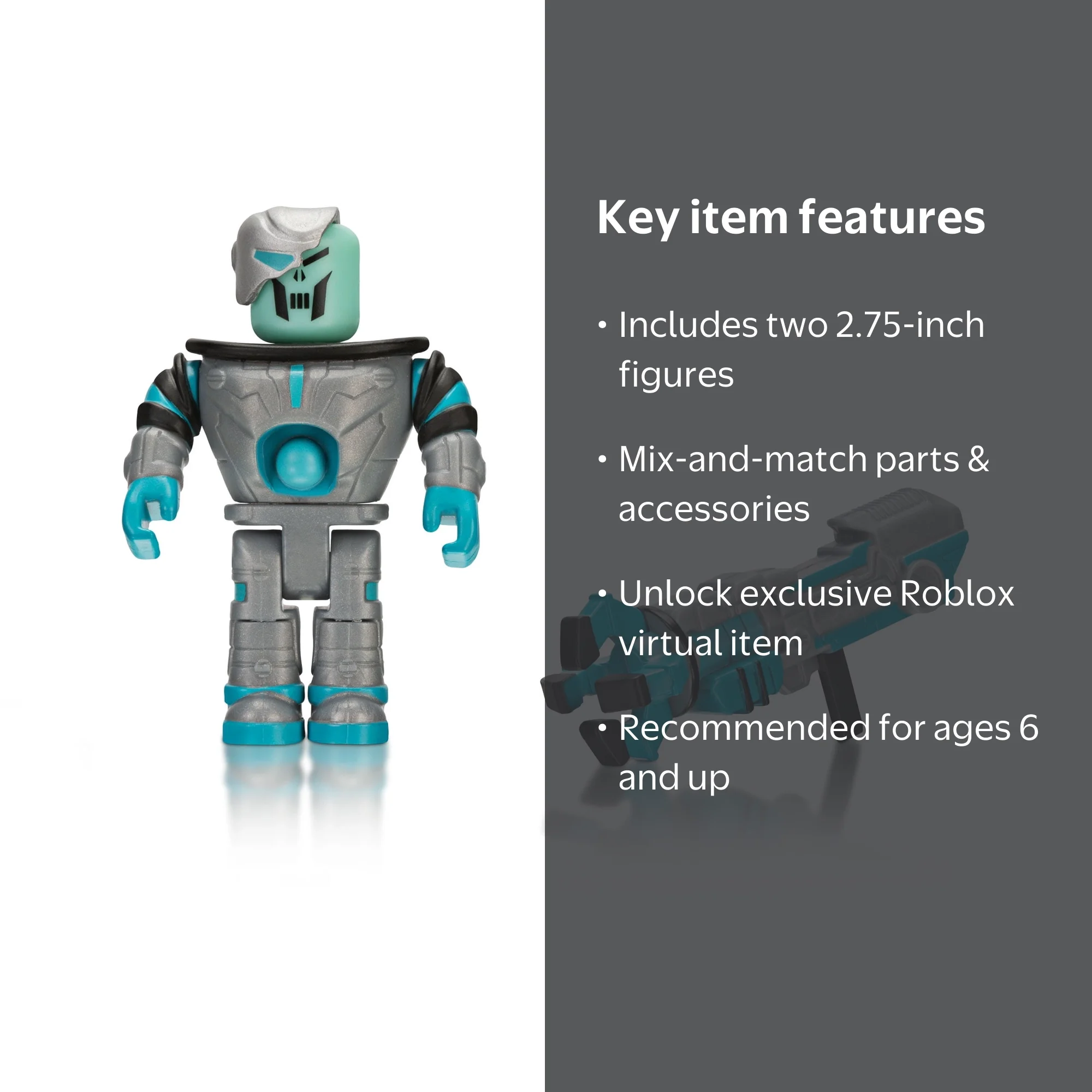 Jazwares Roblox Action Collection - Bionic Bill Pack Action Figure