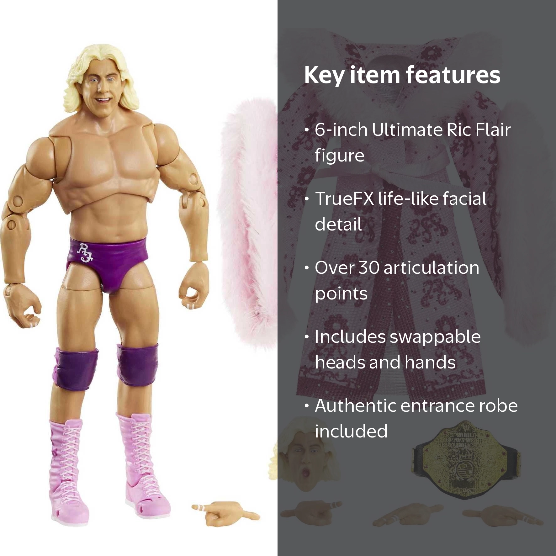 WWE Ultimate Elite Superstar Edition: Ric Flair Action Figure with