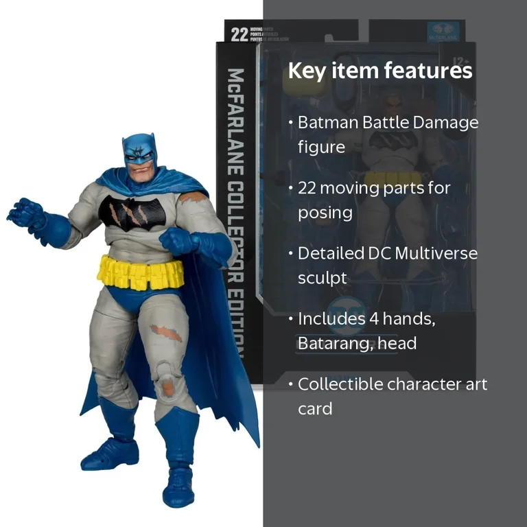 Batman Battle Damage Blue (The Dark Knight Returns) Collector