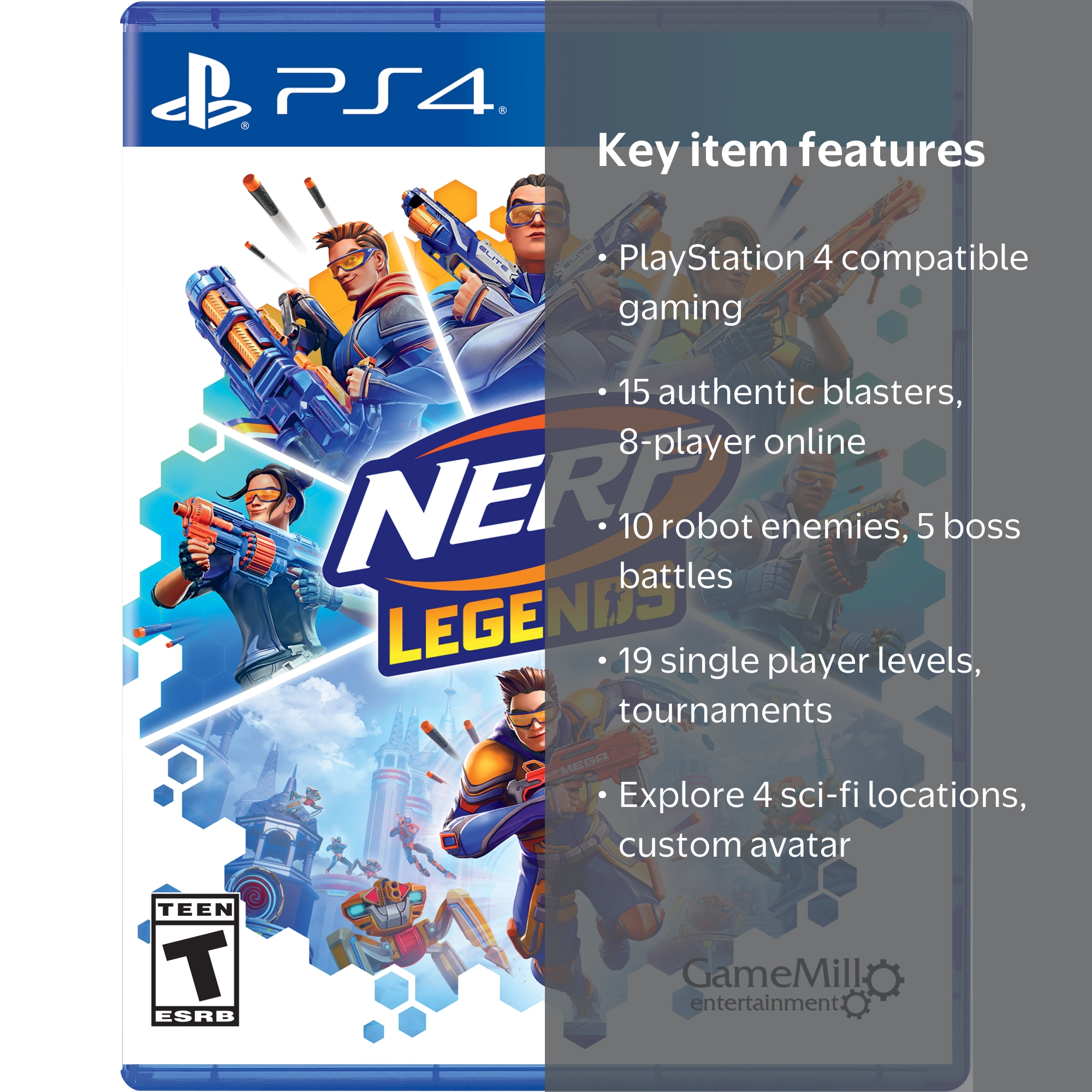 NERF Legends - PlayStation 4, Futuristic Sci-Fi Game with Ragnarok