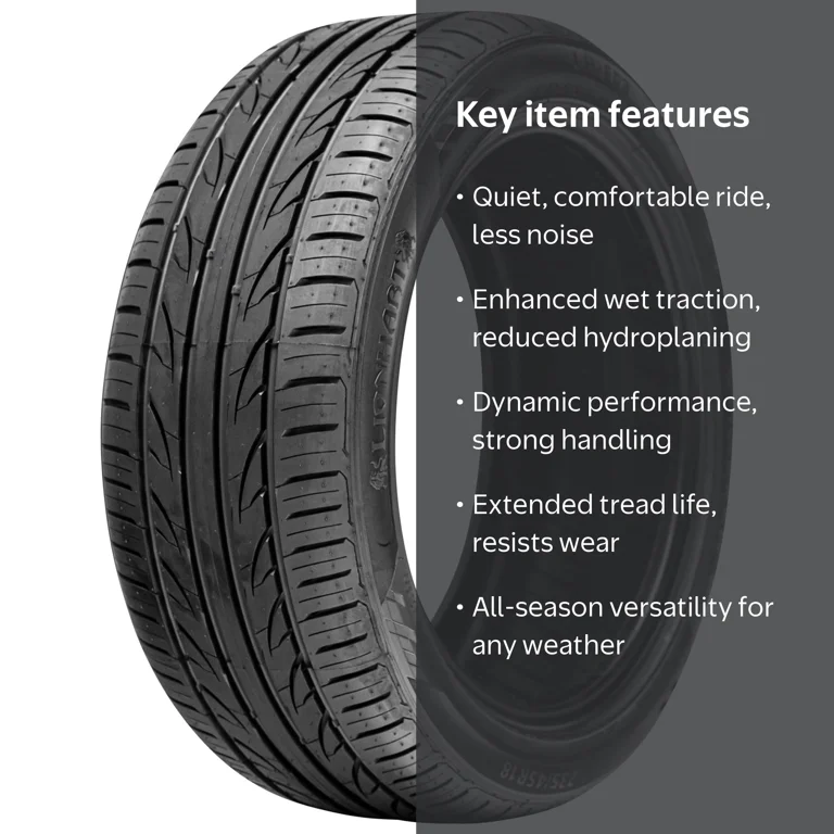Lionhart LH-503 All Season Passenger Tire P225/50ZR18 99W XL for