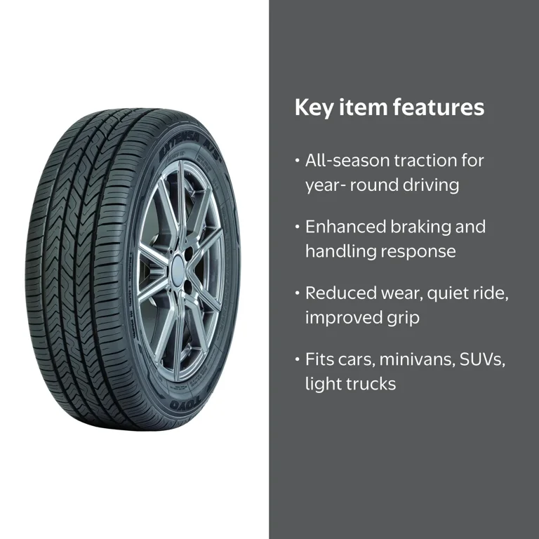 Toyo Extensa A/S II All Season Tire, 215/65R16 98H, Passenger Cars