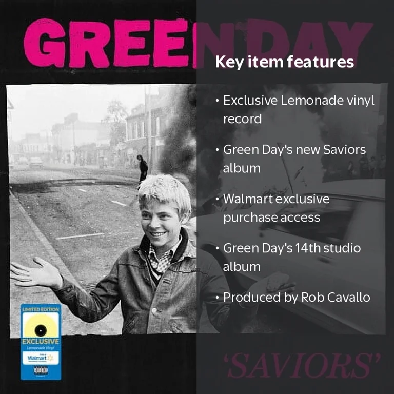 Green Day - Saviors (Walmart Exclusive) - Music & Performance