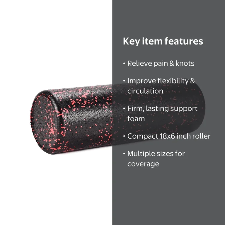 Athletic Works High Density Foam Roller, 18