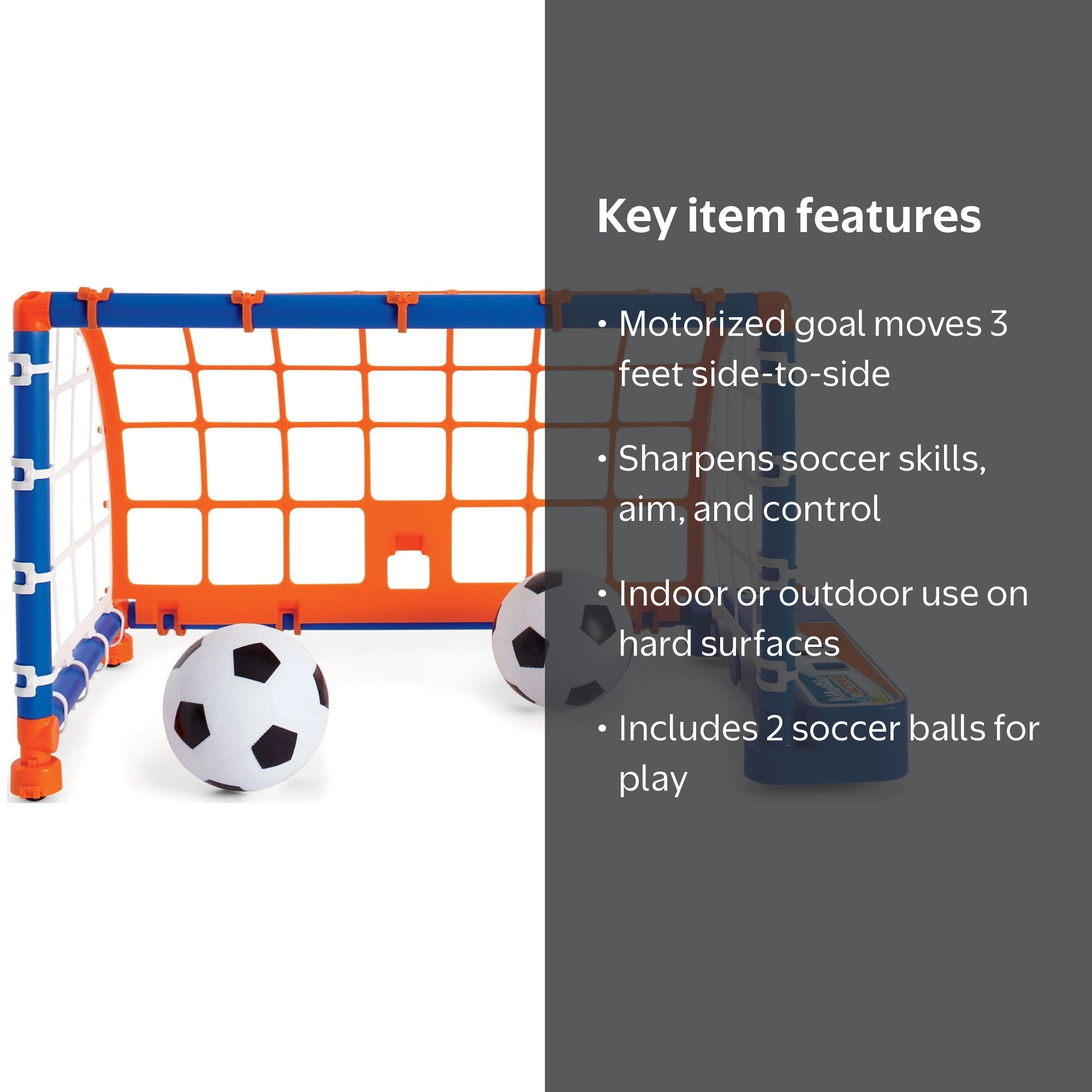 Kidoozie Action Soccer, Motorized Soccer Sport Activity for Indoor