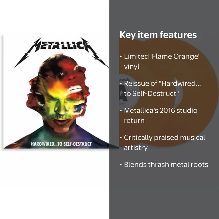 Metallica - Hardwired To Self-Destruct - Limited 'Flame Orange