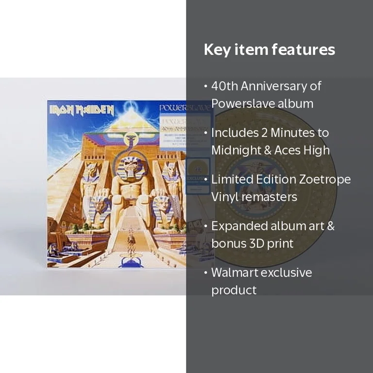 Iron Maiden - Powerslave (40th Anniversary Edition (Walmart