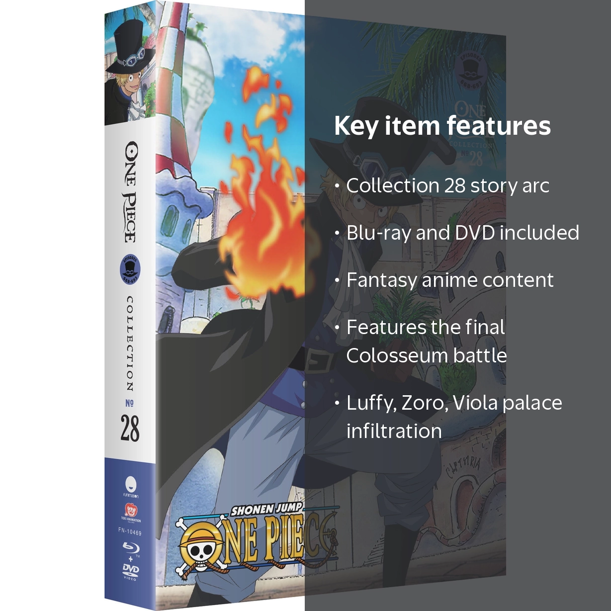 New One Piece: Collection 28 Blu-ray + DVD, Final Battle at
