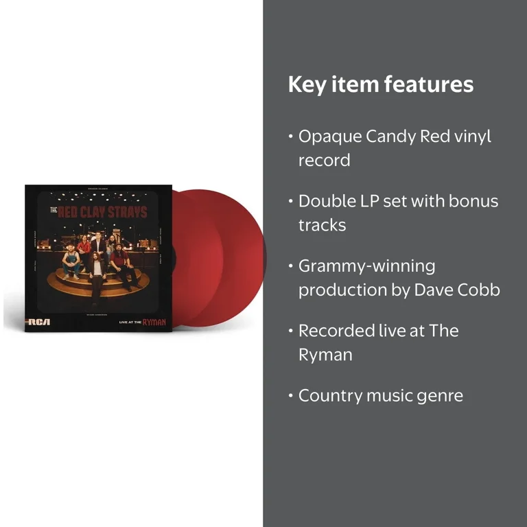 The Red Clay Strays - Live At The Ryman -Vinyl - Walmart.com