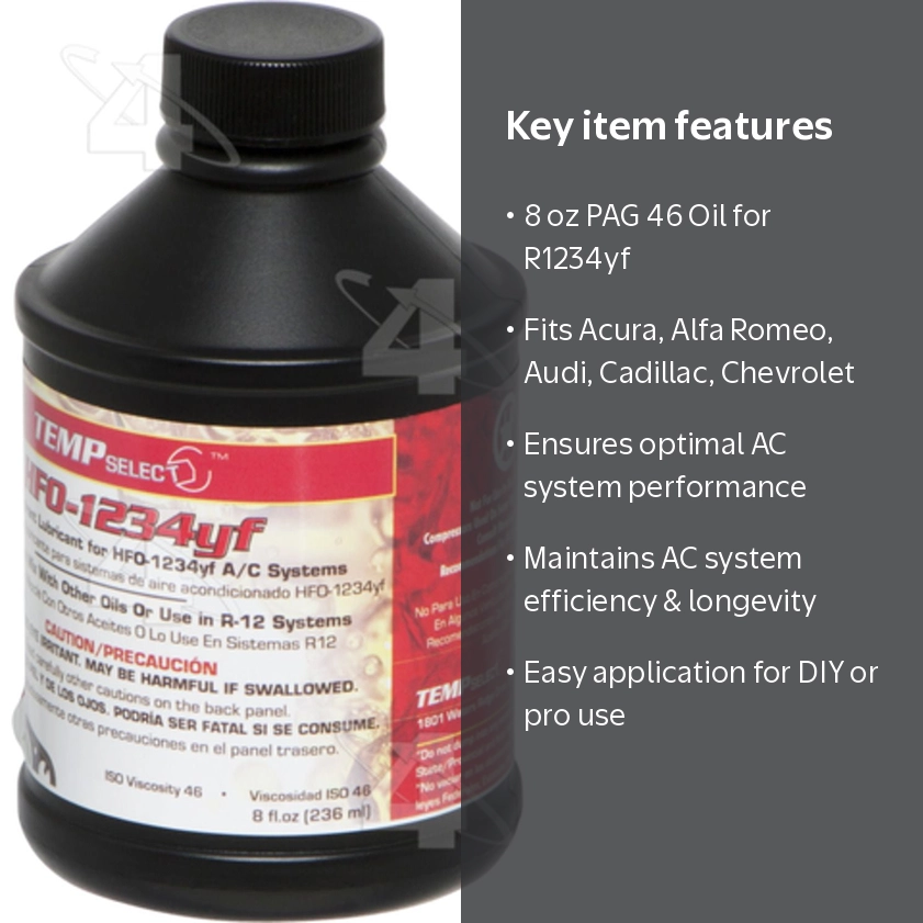 Four Seasons PAG Oil for R1234yf Motor Oil 46, 8 oz - Walmart.com