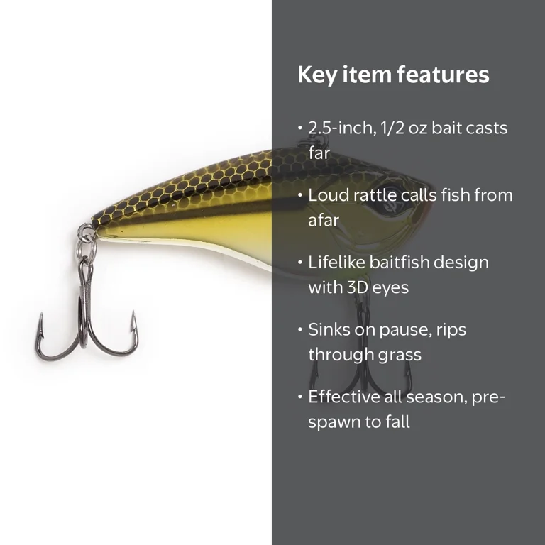 Googan Squad Klutch Gold Rush 2.5 Inch Lipless Crankbait 1/2 oz