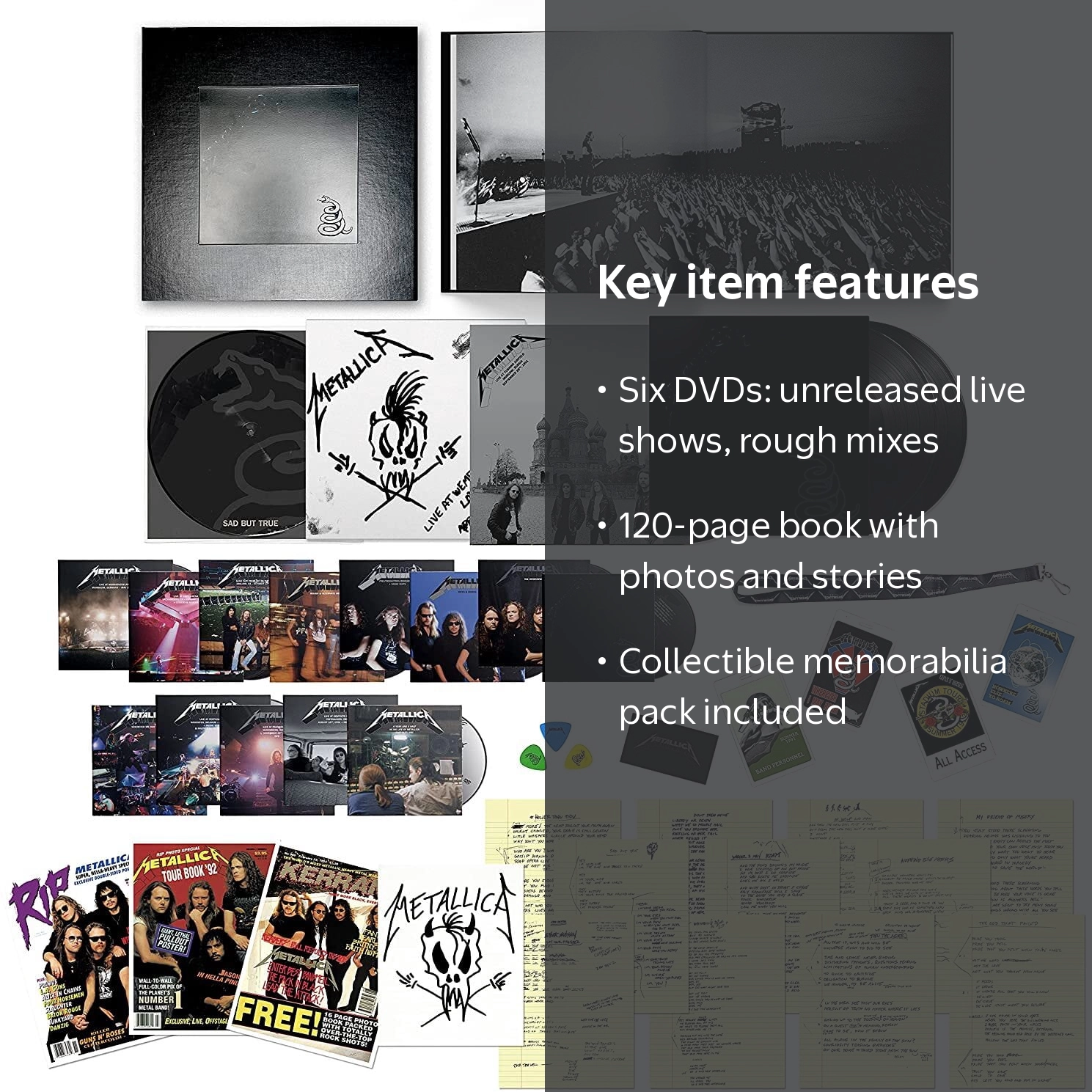 Metallica - Remastered Deluxe Box Set (5LP, 14CD, 6DVD) - Music