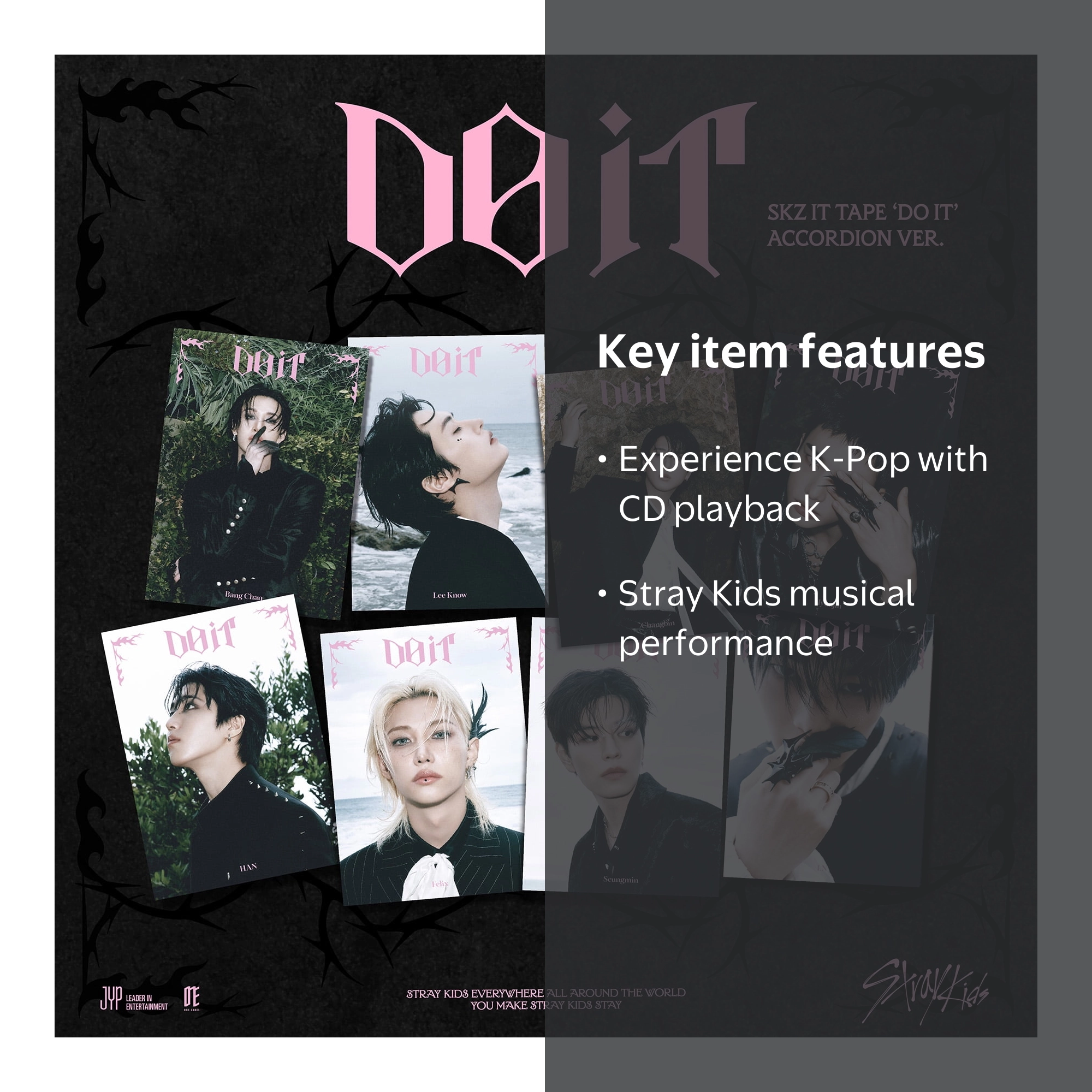 JYP Entertainment, CD, SKZ IT TAPE 'DO IT' Accordion Ver, for K