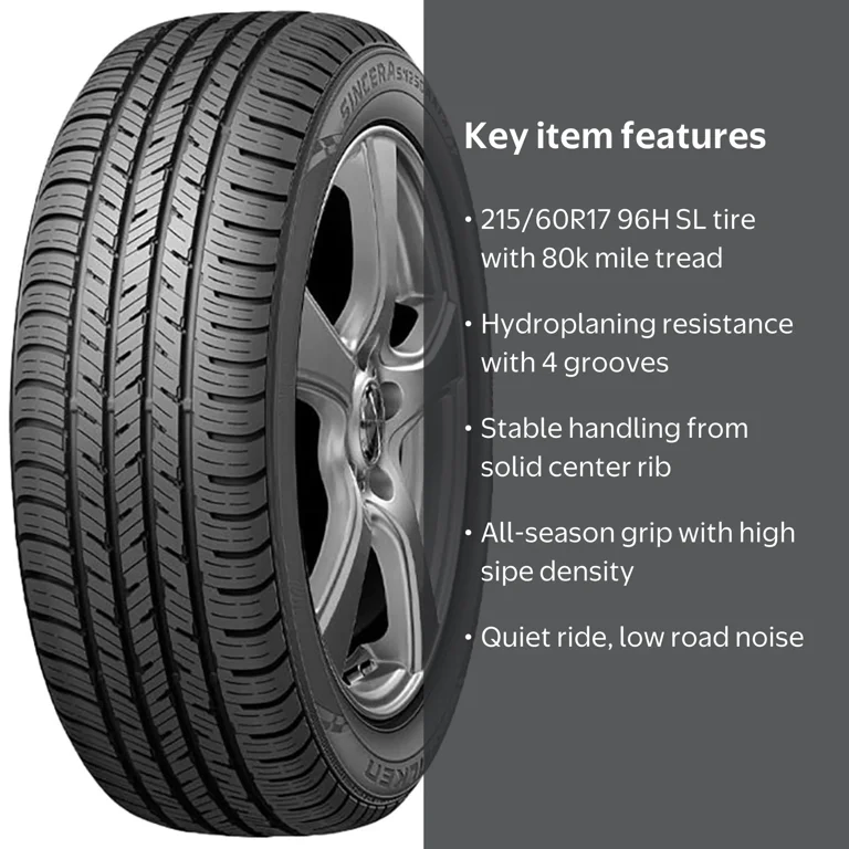 Falken Sincera SN250A A/S 215/60R17 96H BW All Season Tire for