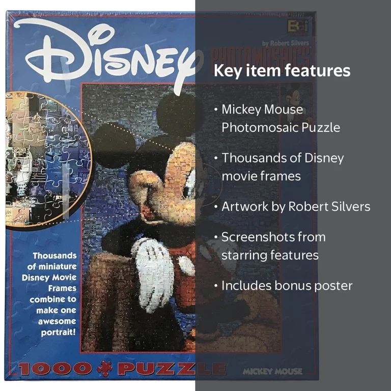 Disney Photomosaic: Mickey Mouse - Walmart.com