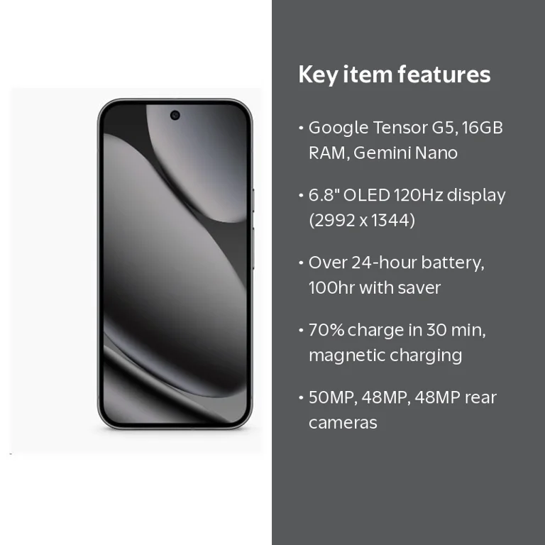 Google Pixel 10 Pro XL - 5G smartphone - dual-SIM - RAM 16 GB