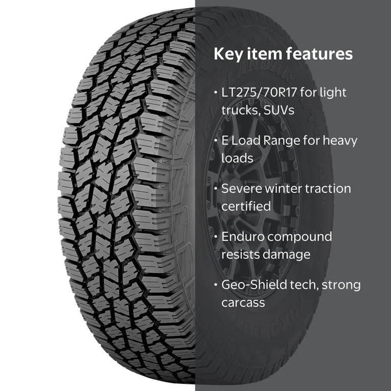 Yokohama Geolandar A/T4 G018 All Terrain LT275/70R17 124/121S E