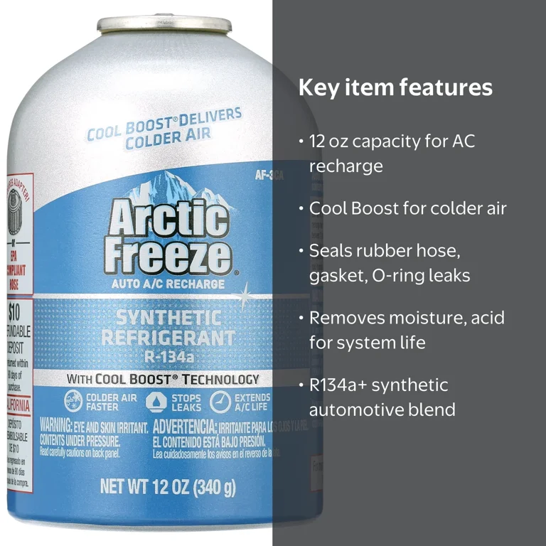Arctic Freeze Ultra Synthetic R134a+ Automotive Refrigerant - 12