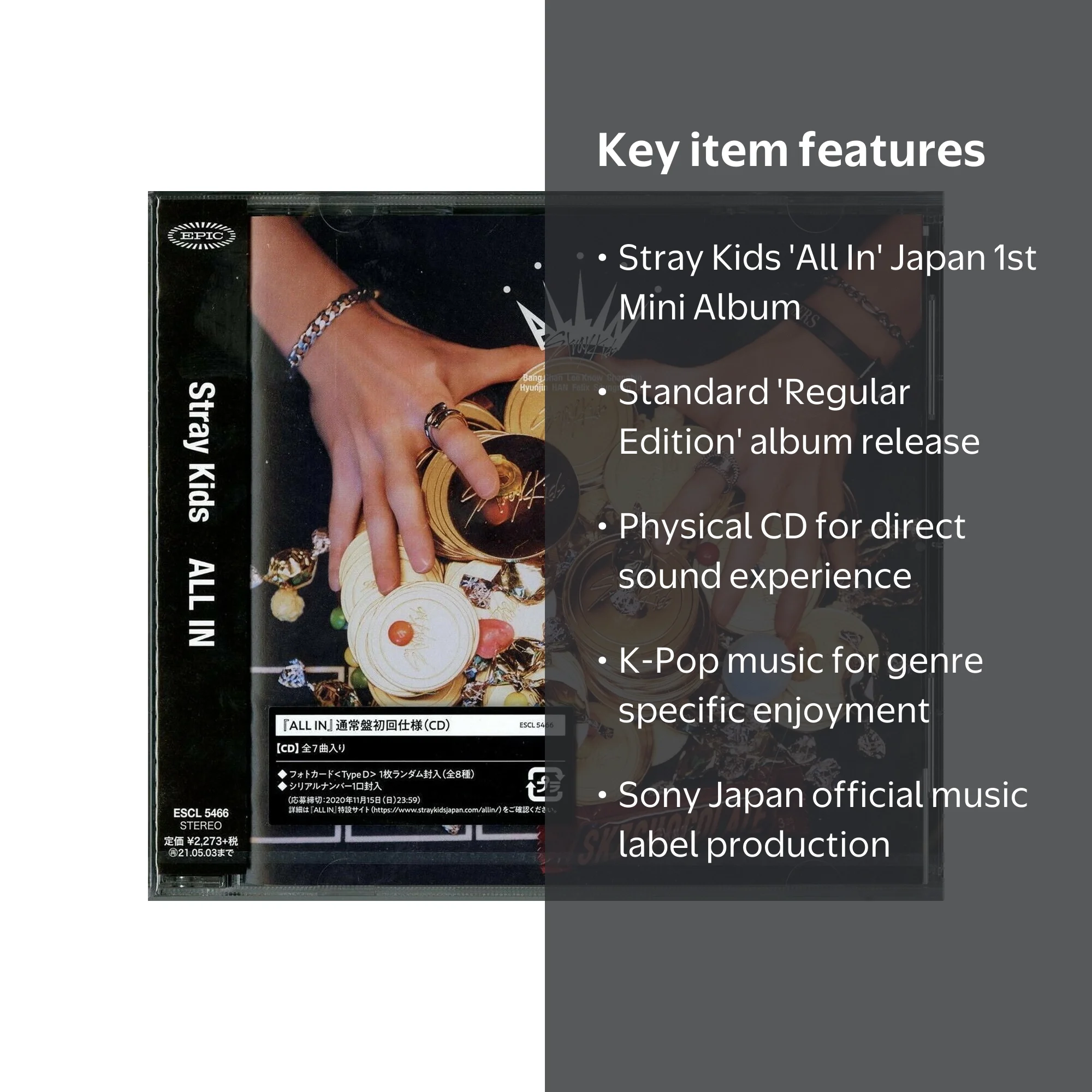 Stray Kids - All In (Japan 1st Mini Album) (Regular Edition