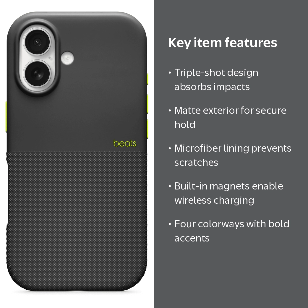Beats iPhone 17 Rugged Case with MagSafe and Camera Control
