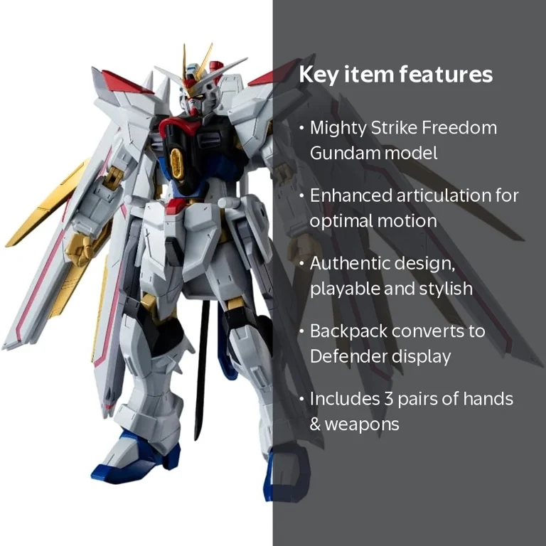 GUNDAM UNIVERSE - ZGMF/A-262PD-P MIGHTY STRIKE FREEDOM GUNDAM