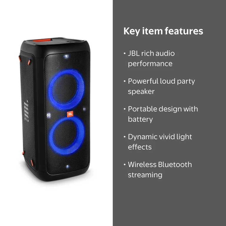 JBL PartyBox 300 Battery-powered Portable Bluetooth Party Speaker