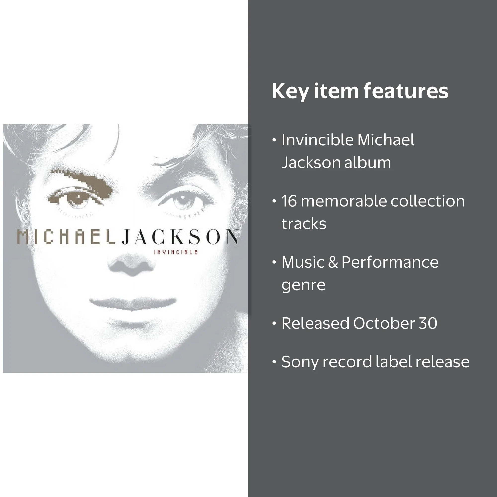 Epic/Legacy, CD, Invincible, Michael Jackson, Music & Performance