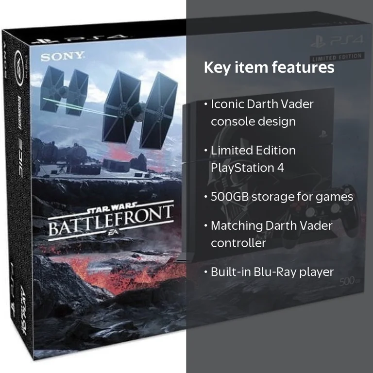 Sony, PlayStation 4, Star Wars Battlefront, Limited Edition