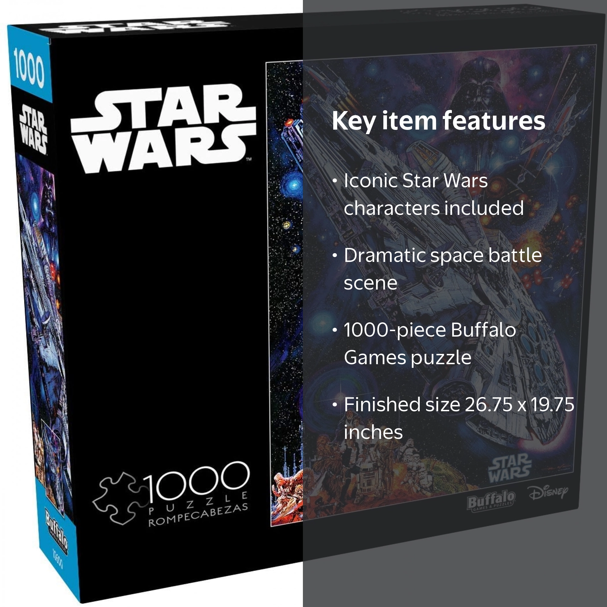 Buffalo Games Star Wars Darth Vader Interlocking Jigsaw Puzzle