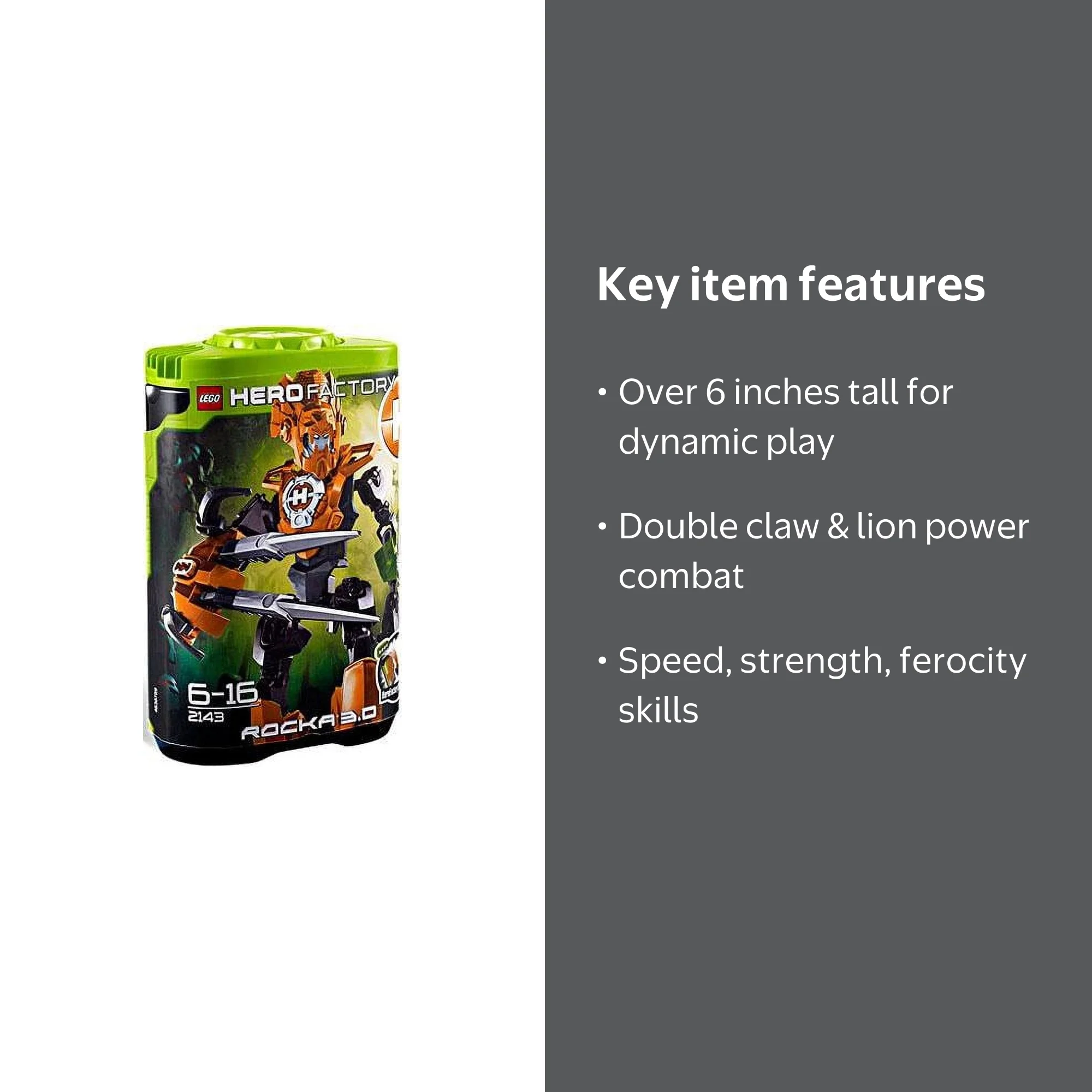 LEGO Hero Factory Rocka 3.0 Set - Walmart.com
