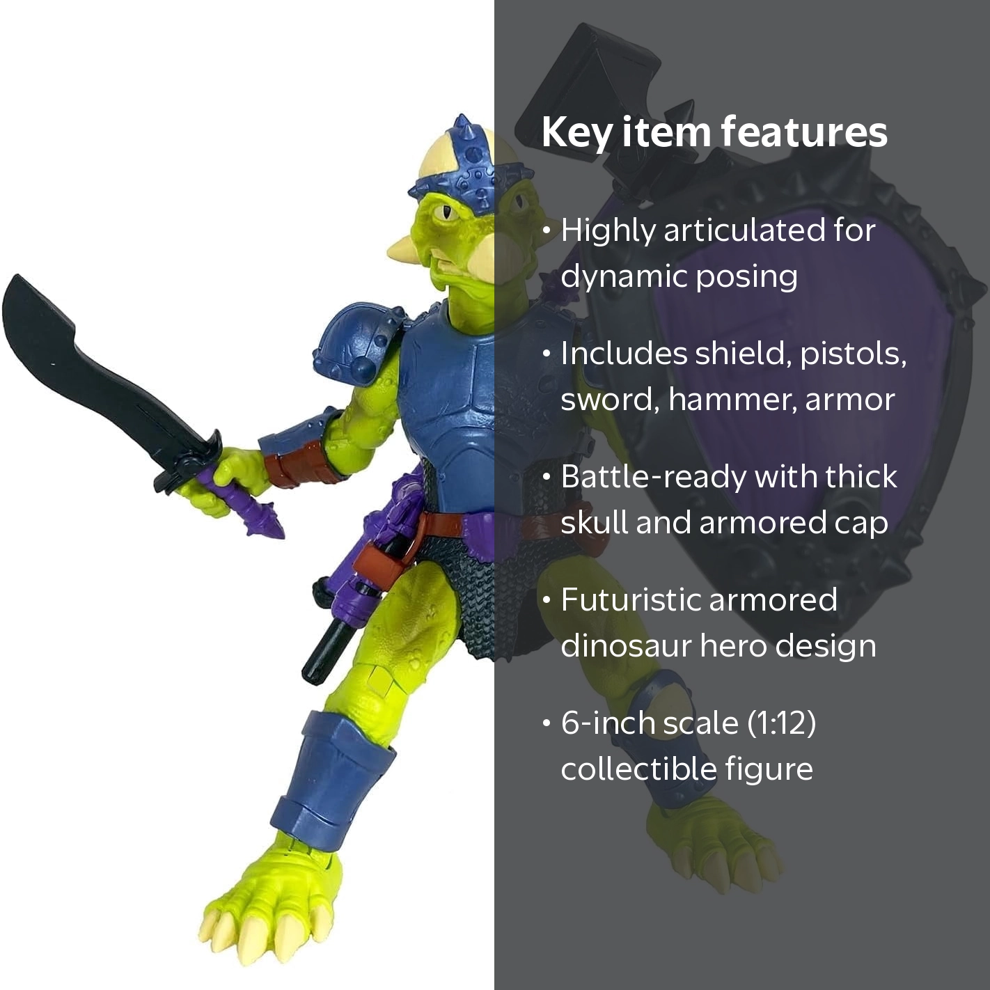 Boss Fight Studio Saurozoic Warrior Seph Rasan Futuristic, Armored