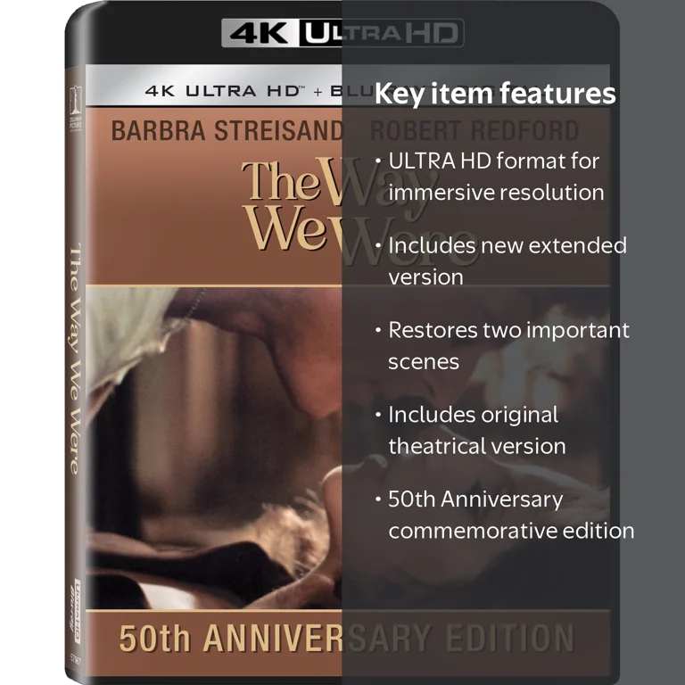 Sony Pictures, The Way We Were [ULTRA HD], 50th Anniversary Drama