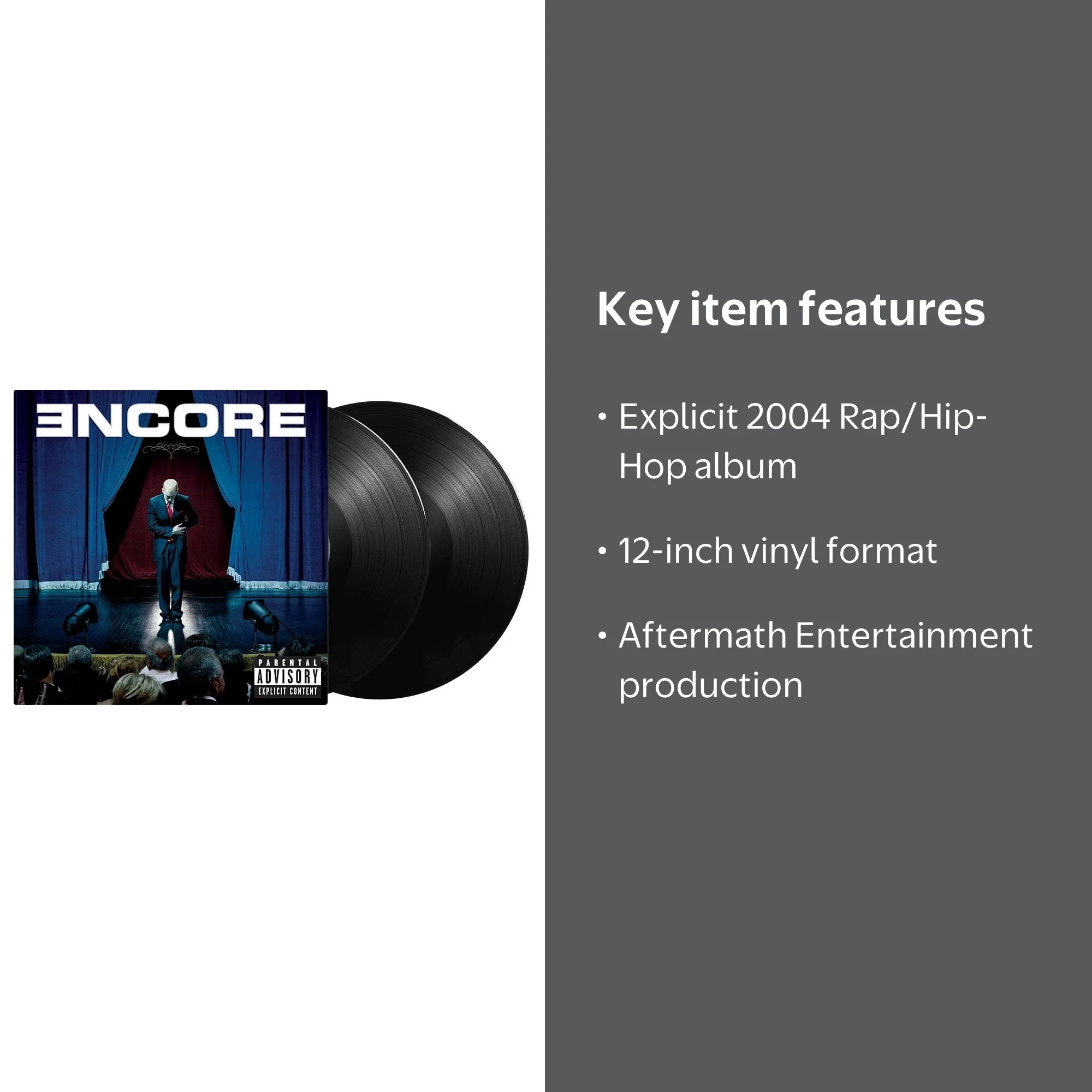 Eminem - Encore - Music & Performance - Vinyl - 12-inch Pressing