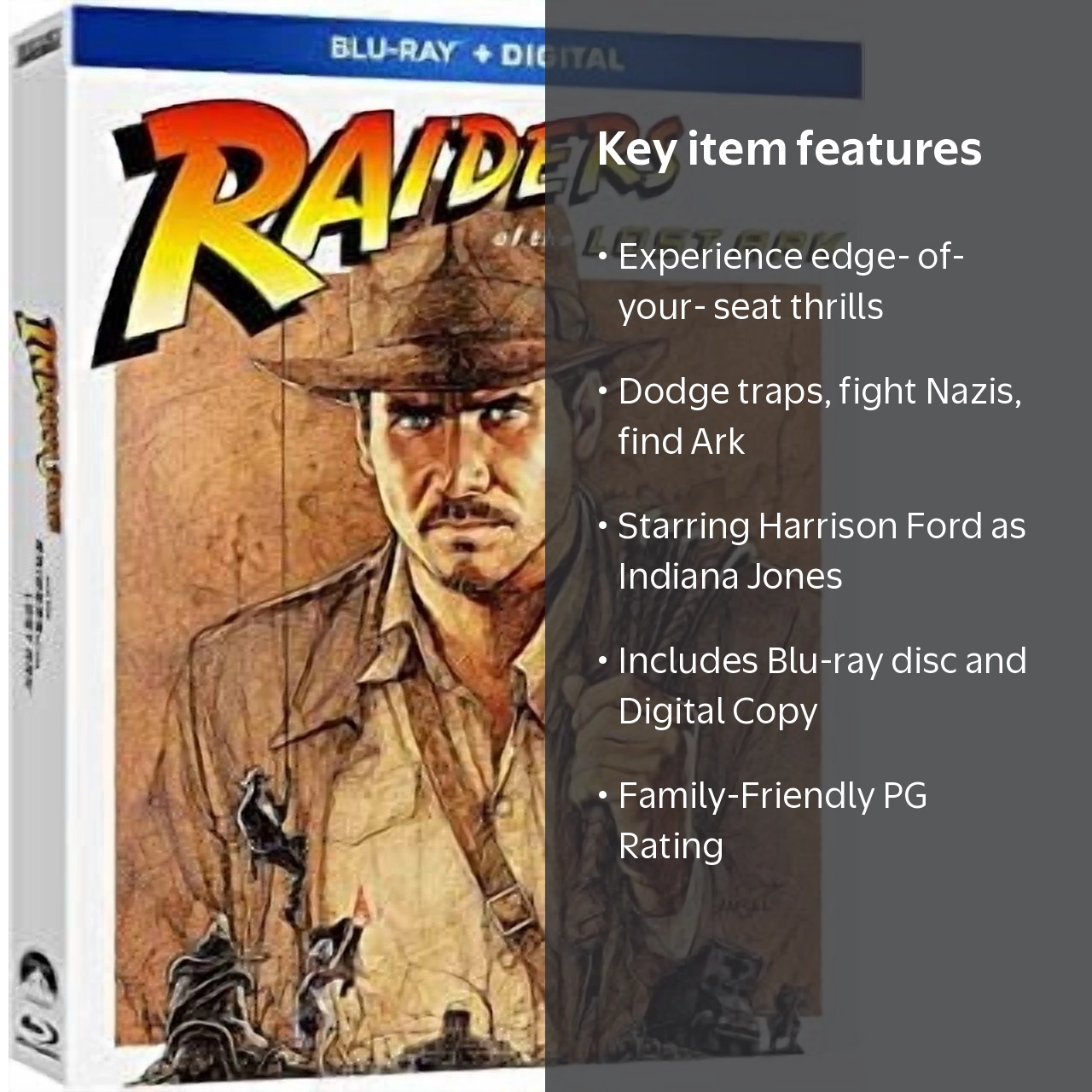 Paramount Home Video, Blu-ray, Raiders of the Lost Ark PG + more