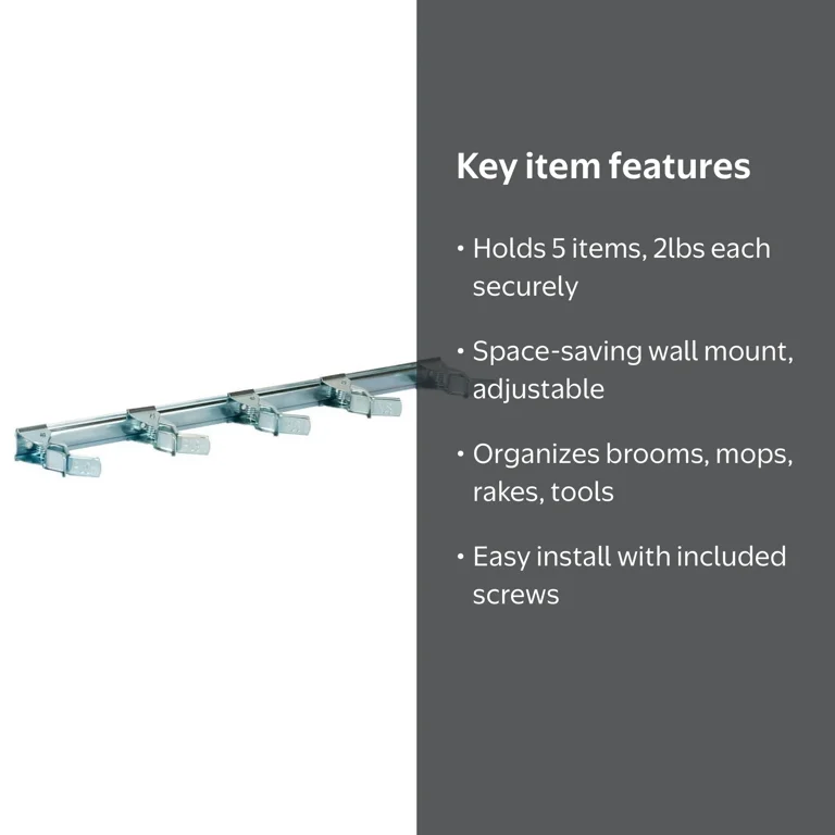 Hyper Tough Wall Mounted Adjustable Steel Spring Grip Tool