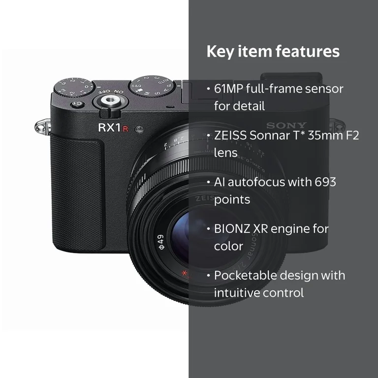 Sony, Digital Camera, RX1R III, Premium Compact Full-Frame