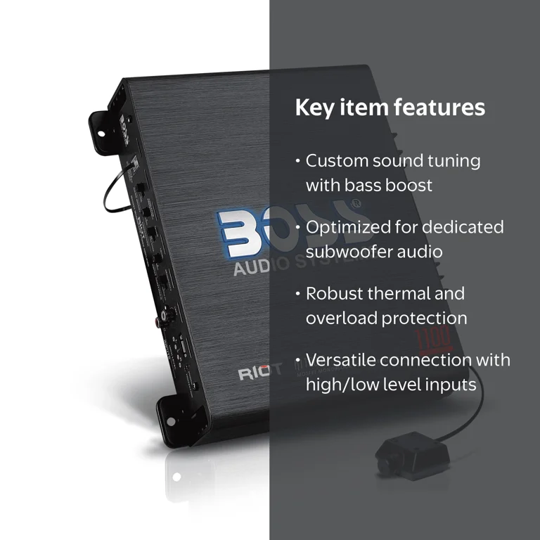 BOSS Audio Systems, Monoblock Car Amplifier, 1100 High Output