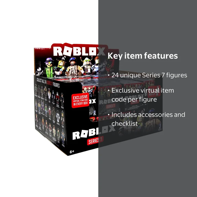 Roblox Series 7 Toys: Mystery Box of 24 Collectible Figures